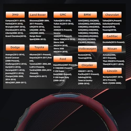 Breathable Leather Steering Wheel Cover - Image 2