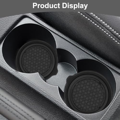 HZEL 4PCS 2.75 Inch PVC Car Cup Holder Coasters - Image 6