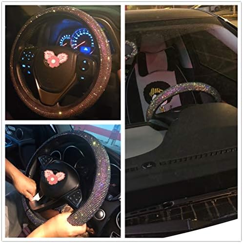 Car Sparkly Colorful Bling Steering Wheel Cover - Image 5