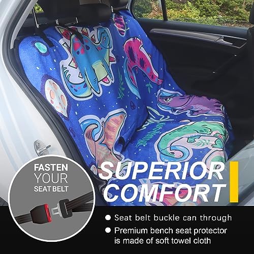 Back Seat Cover for Car Trucks Van SUV, Waterproof Rear Bench Towel Seat Covers - Image 4