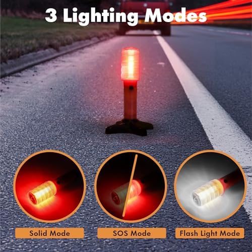 Twinkle Star LED Emergency Roadside Flares Kit - Image 4