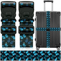 2 Pack Luggage Straps for Suitcases, Adjustable Travel Belt by ZHOMA