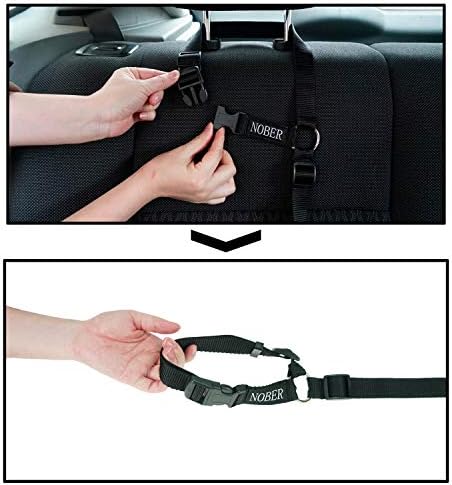 2 Packs Dog Cat Safety Seat Belt Strap Car Headrest Restraint Adjustable Nylon - Image 4
