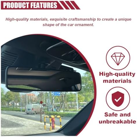 smilfuy 2PCS Car Rosary for Rearview Mirror - Image 5