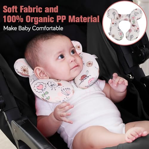 KAKIBLIN Baby Neck Pillow, Baby Support Pillow, Babies Head Pillows - Image 2