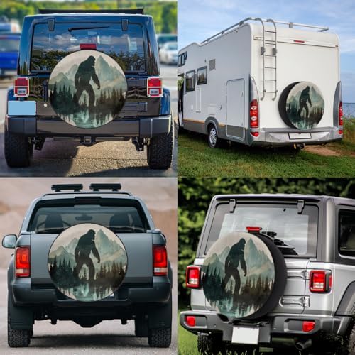 Bigfoot Spare Tire Cover 17in Spare Wheel Covers Tire Storage Cover - Image 6