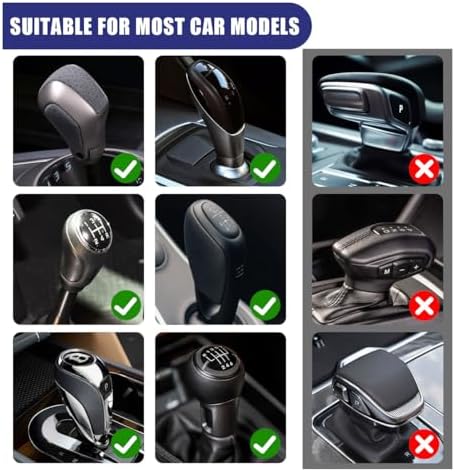 JOYCOURT 2PCS Car Gear Shift Hoodie Auto Shifter Knob Cover - Image 3