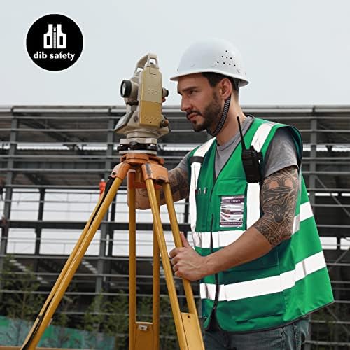 Dib Safety Hi Vis Reflective Safety Vest - Image 6