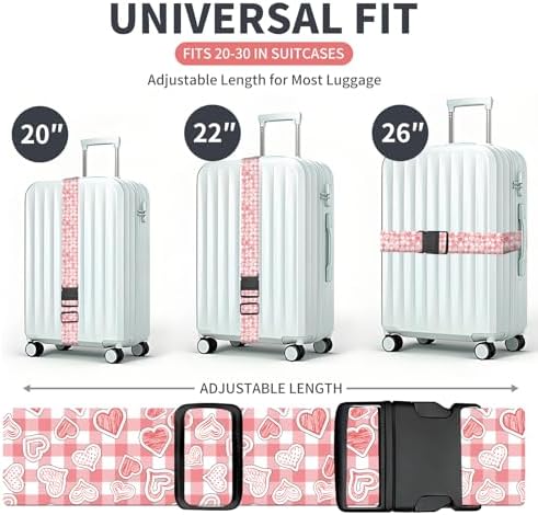 Luggage Strap for Suitcases Adjustable Travel Belt - Image 5