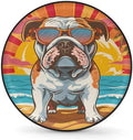 Spare Tire Cover for RV Trailer, Beach Ocean Dogs Puppy Waterproof Sun Leather by cfpolar