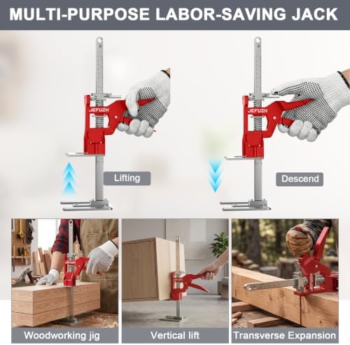 Labor Saving Arm Jack 2 Pack 440LB Capacity Height Adjustment Hand Jack - Image 5