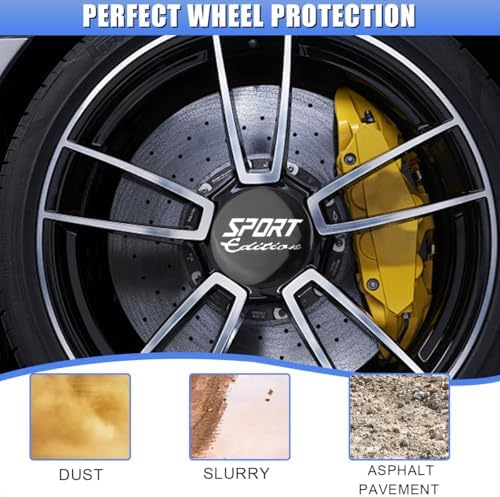 4PCS 56mm Sport Wheel Hub Center Cap Sticker - Image 3