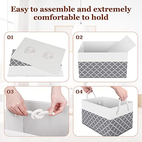 Fab totes Storage Bins Foldable Storage Baskets - Image 4