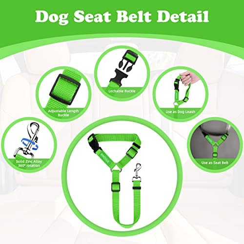 BWOGUE 2 Pack Dog Seat Belt for Car - Image 3