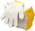Evridwear Cotton Polyester String Knit Shell Safety Protection Work Gloves by Evridwear