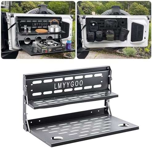 Tailgate Table for Bronco 2/4 Door, Double-Layer Molle by LMYYGOO