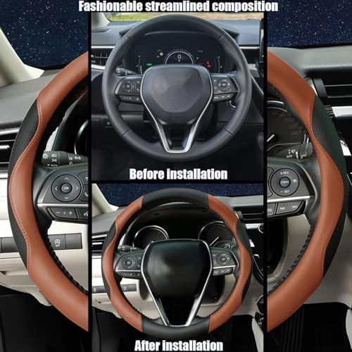 Steering Wheel Cover 14.5"-15", Non-Folding Packaging, Heavy-Duty - Image 3