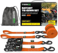 Rhino USA Heavy Duty Ratchet Tie Downs by RhinoUSAInc