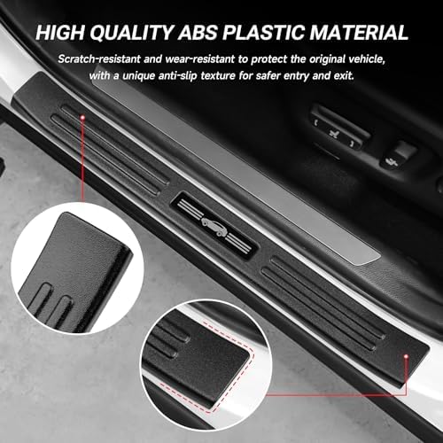 4PCS Door Sill Protector Compatible - Image 4