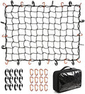 CZC AUTO Bungee Cargo Net 3x4Ft Stretches to 6x8Ft by HOME