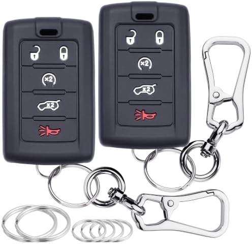 Key Fob Cover Fits Jeep Grand Cherokee 5-Seater 2022-2026 Wagoneer by Lcyam