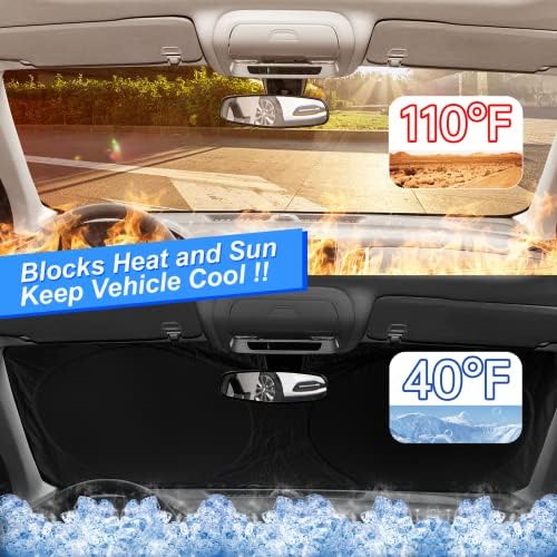 Windshield Sun Shade for Honda Fit 2007-2020 2021 2022 2023 2024 Sunshade - Image 5