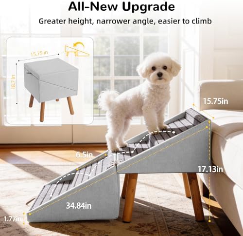 Dog Safety Ramp for Small Dogs Dog Steps for Couch - Image 3