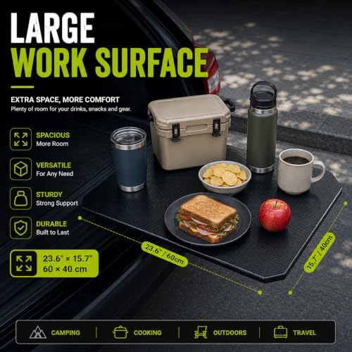 Rear Cargo Table for Subaru Forester 2009-2013, Foldable SUV Camping Table - Image 3