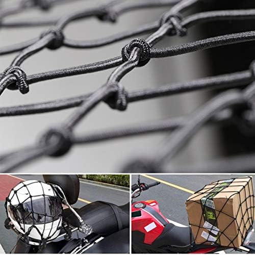 15"x15" Motorcycle Cargo Net Stretches to 30"x30" - Image 5