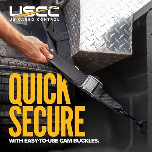 US Cargo Control Cargo Nets for Pickup Truck Bed 4.2 FT x 3.5 FT, Adjustable - Image 4