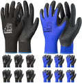toolant Crinkle Latex Work Gloves, 12 Pairs by toolant