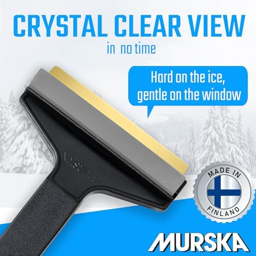 L&P Car Design A053-2 Pack Ice Scraper Brass Blade Original Murska from Europe - Image 3
