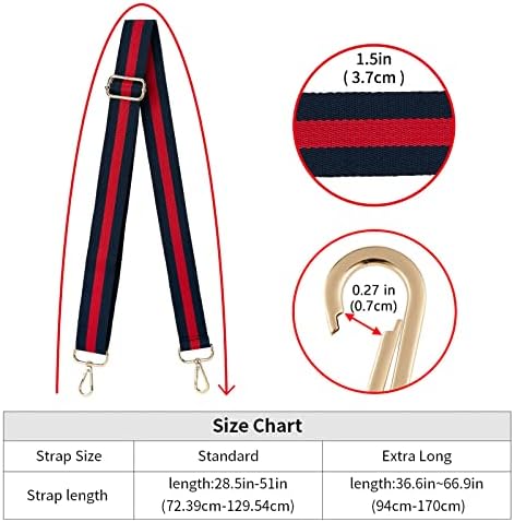 ZOOEASS Wide Shoulder Strap Adjustable Replacement Belt Crossbody Canvas Bag - Image 5