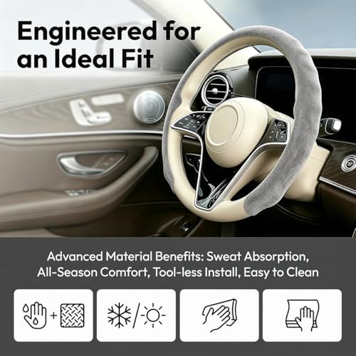 Mandark 15 Inch Car Steering Wheel Cover - Image 3