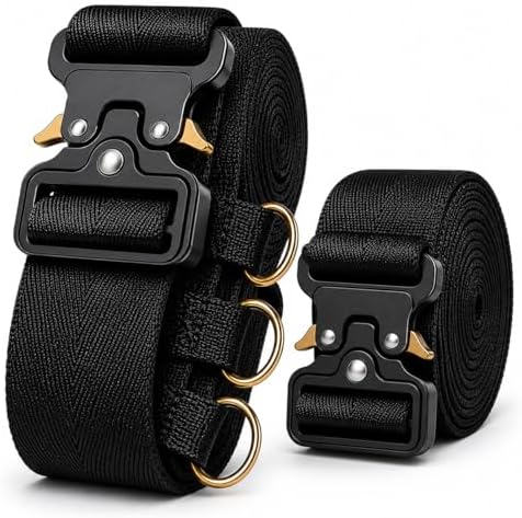 Metal Buckle Heavy Duty Luggage Straps, 2 Pack 10ft x 2in Tie Down Straps by Unknown
