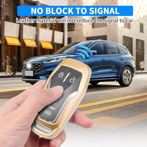 QBUC for Ford Key fob Cover, 4/5 Buttons Smart Key - Image 4
