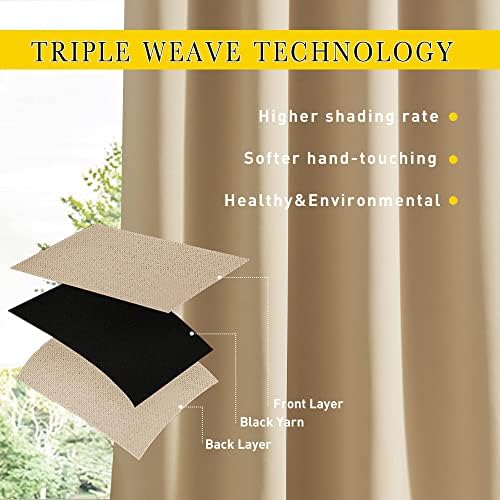 NICETOWN 2 PCs Waterproof Outdoor Curtains - Image 5