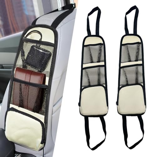 2PCS Car Seat Side Organizer, Seat Side Storage Pocket, Car Multi-Pockets by Unknown