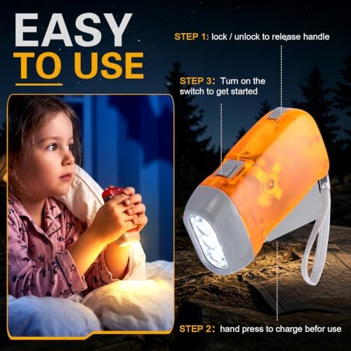 Mudder 24 Hand Crank Flashlight - Image 4