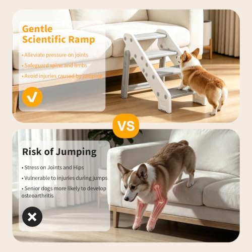 Gupamiga Foldable Dog Stairs, Pet Steps - Image 4