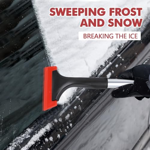 Hovom Ice Scraper for Car Windshield Window, Scratch Free Silicone Ice Snow - Image 6