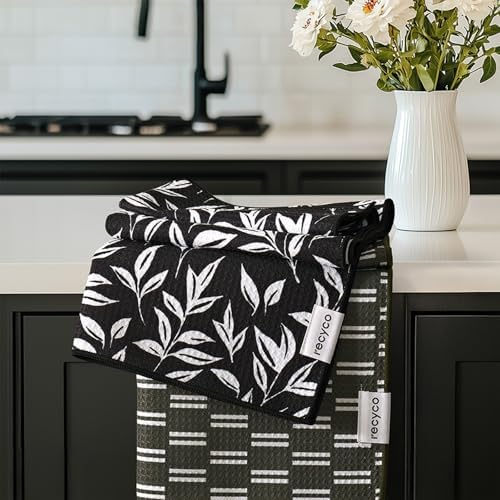 RECYCO Waffle Kitchen Towel Set of 2 by RECYCOHOMECOLLECTION