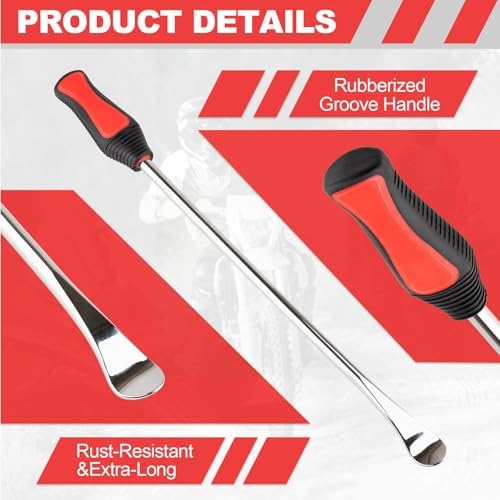 Tire Spoon Lever, 14-1/2" Professional Steel Tire Changing Tool - Image 4