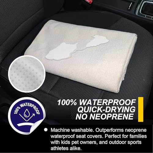 Back Seat Cover for Car Trucks Van SUV Jeep, Waterproof Rear Bench Towel Seat - Image 3