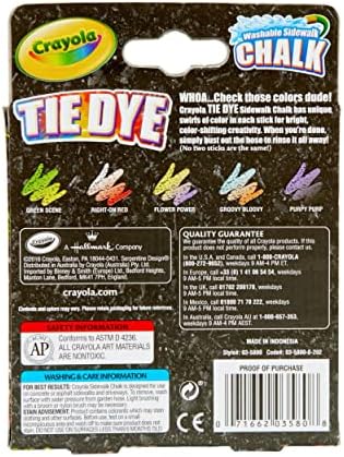 Crayola Tie Dye Chalk 5ct - Image 7
