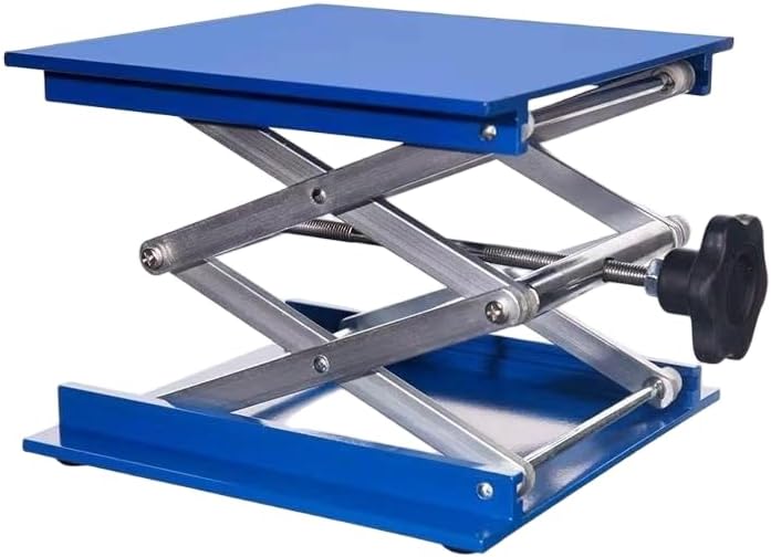 8inch x8inch Lab Jack Stand Platform, Anodized Aluminum Top Deck Laboratory by Unknown