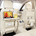 2 Pack Universal Premium Leather Foldable Car Backseat Organizer by FASTAGEI