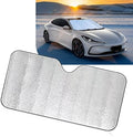 Accordion Foldable Windshield Sun Shade, Reflective Sunlight Highly Effective by Unknown