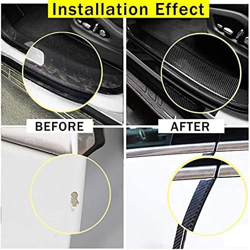 QBUC Rear Bumper Protector Guard Scratch Cover Protector Paint Threshold Guard - Image 2
