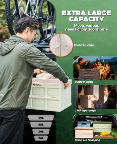 Collapsible Camping Storage Bin 55L - Image 5